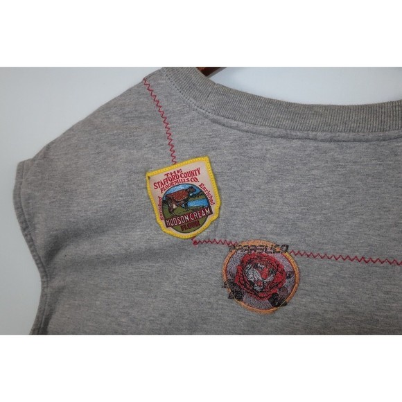 Parasuco Tank Top T Shirt Size XL Y2k 90s Southwestern Motorcycle Club Patches - Picture 8 of 10